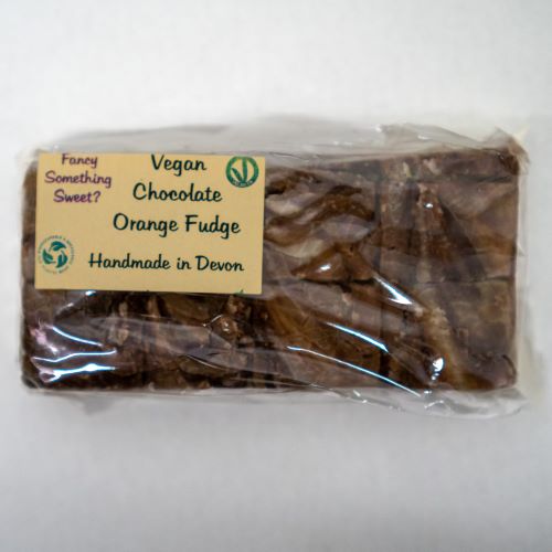vegan chocolate orange fudge